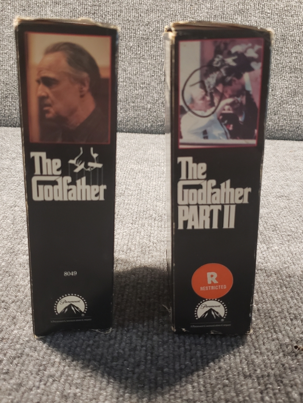 VHS BOX SET — THE GODFATHER (Parts I & II)
